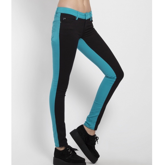 split personality jeans